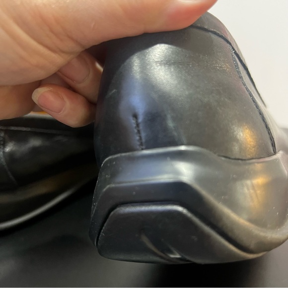 Cole Haan Classic Black Leather Slip-Ons Driving Loafers  Mens 11 - Picture 9 of 16